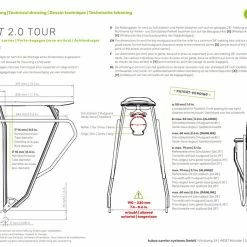 Racktime Porte-bagages Boostit 2.0 Tour -Porte-bidons Soldes Boutique 090720 001 Racktime 20112176 Boostit 2 0 TourGepaecktraeger Masse