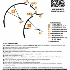 SKS Germany Kit De Garde-boue Raceblade Long Noir 10 SKS Germany Kit De Garde-boue Raceblade Long Noir -Porte-bidons Soldes Boutique AB bedienungsanleitung RACEBLADE LONG 2