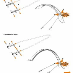 SKS Germany Kit De Garde-boue Velo 65 Mountain 29 -Porte-bidons Soldes Boutique AB bedienungsanleitung VELO SERIE 1