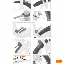 SKS Germany Kit De Garde-boue Velo 65 Mountain 29 -Porte-bidons Soldes Boutique AB bedienungsanleitung VELO SERIE 2