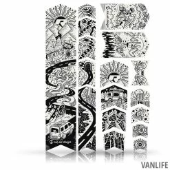 Rie:sel Design Frame:TAPE 3000 - Film De Protection Du Cadre -Porte-bidons Soldes Boutique FrameTape 0003 VanlLife Black Artikel