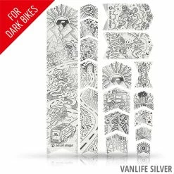 Rie:sel Design Frame:TAPE 3000 - Film De Protection Du Cadre -Porte-bidons Soldes Boutique FrameTape 0004 VanLife Silver Artikel