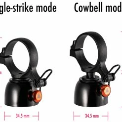 Granite Cricket - Sonnette De Vélo Double Mode -Porte-bidons Soldes Boutique Granite Cricket Dual Mode Fahrradklingel GBL01 01 3