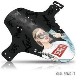 Rie:sel Design Kol:oss Front Mudguard -Porte-bidons Soldes Boutique KolOss 0001 girl send it artikel