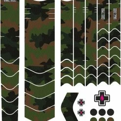 Muc-Off Protection Du Cadre Kit E-MTB 10 Muc-Off Protection Du Cadre Kit E-MTB -Porte-bidons Soldes Boutique Muc Off Frame Protection Kit E MTB camo black green