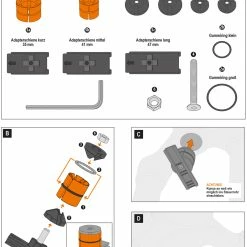SKS Germany Tôle De Protection Shockboard -Porte-bidons Soldes Boutique SKS GERMANY Shockboard Schutzblech10075 d
