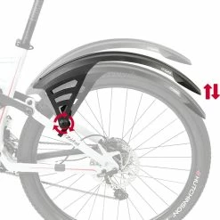 ZEFAL Garde-boue Arrière Deflector RS75 -Porte-bidons Soldes Boutique Zefal Deflector RS75 Hinterradschutzblech 2531 06