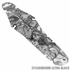 Rie:sel Design Rit:ze - Garde-boue De Selle 10 Rie:sel Design Rit:ze - Garde-boue De Selle -Porte-bidons Soldes Boutique riesel design ritze sattel mudguard stickerbomb ultra black