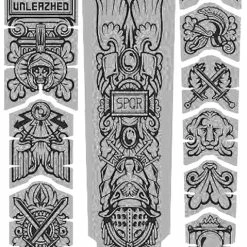 Unleazhed Unscratch Frame Film De Protection Pour Cadre - Empire Black Matt -Porte-bidons Soldes Boutique unleazhed 20117761 Unscratch Frame Rahmenschutzfolie Empire Black Matt 2