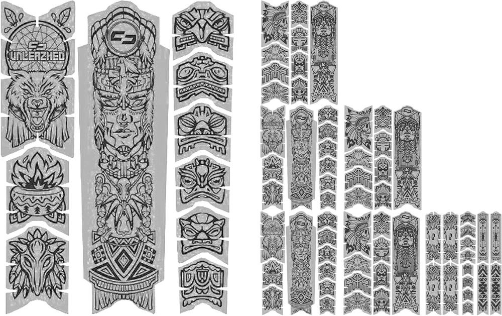 Unleazhed Unscratch Frame Film De Protection Pour Cadre - Tatanka Black Matt 3 Unleazhed Unscratch Frame Film De Protection Pour Cadre - Tatanka Black Matt