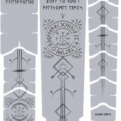 Unleazhed Unscratch Frame Film De Protection Pour Cadre - Runes Of Shred Black Matt -Porte-bidons Soldes Boutique unleazhed 20117770 Unscratch Frame Rahmenschutzfolie Runes of Shred Black Matt 2